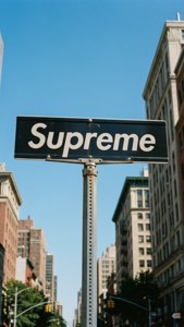 Supreme Street Sign