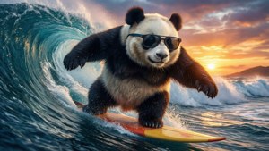 Surfer Panda