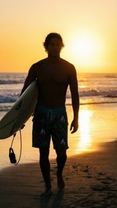 Surfer Silhouette