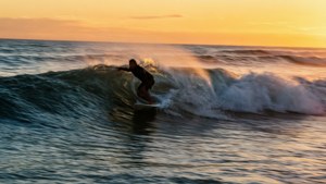 Surfing at Glenelg