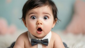 Surprised Baby Bowtie