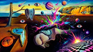 Surreal Cosmic Dali