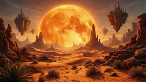Surreal Desert Islands