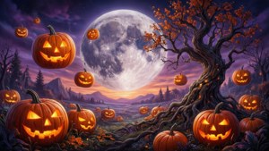 Surreal Halloween Landscape