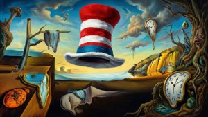 Surreal Hat Landscape