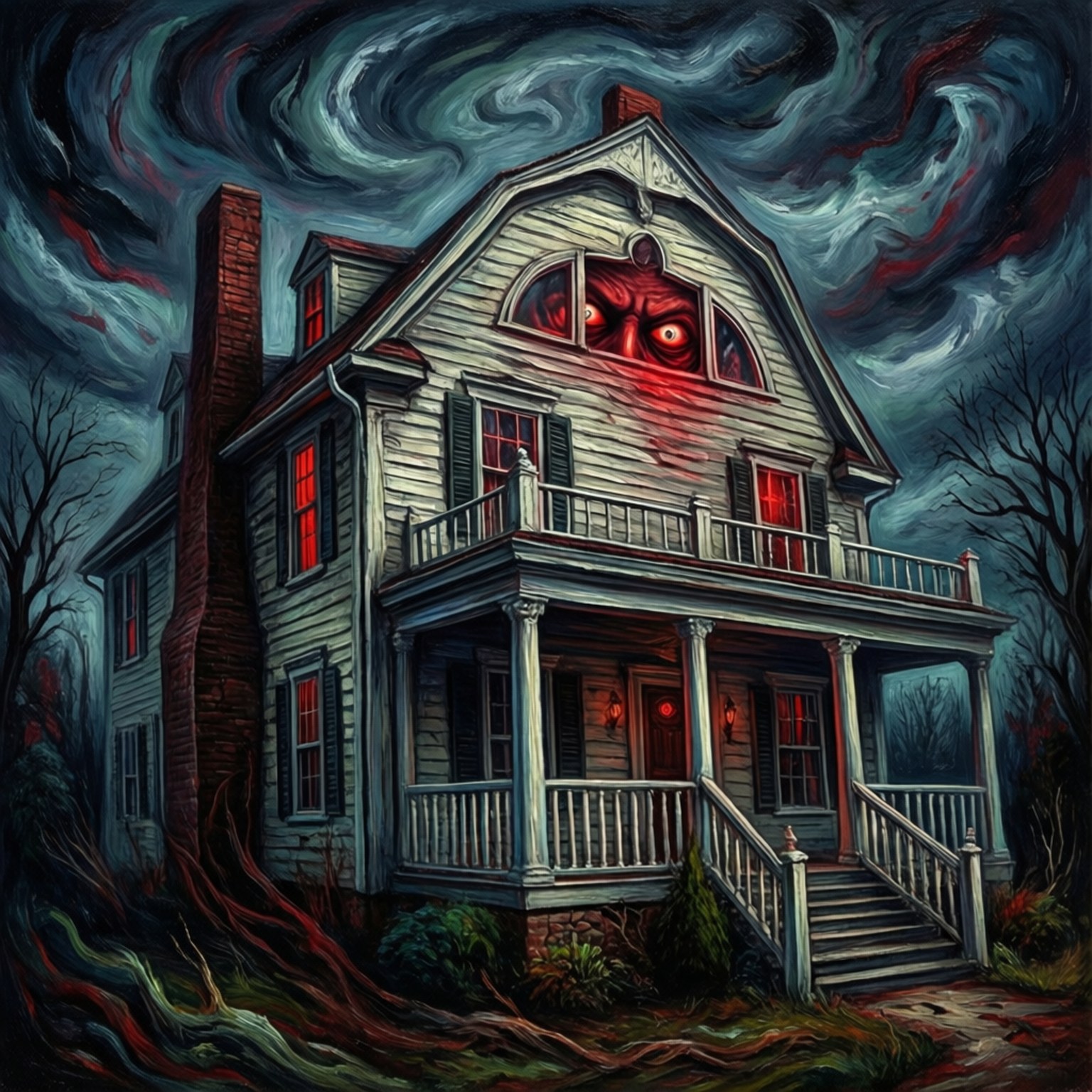 Surreal Horror Painting by Wallpapers.art Studio
