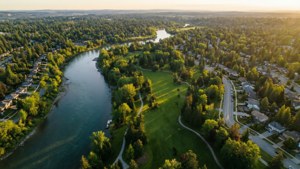 Surrey Skyline at Golden Hour