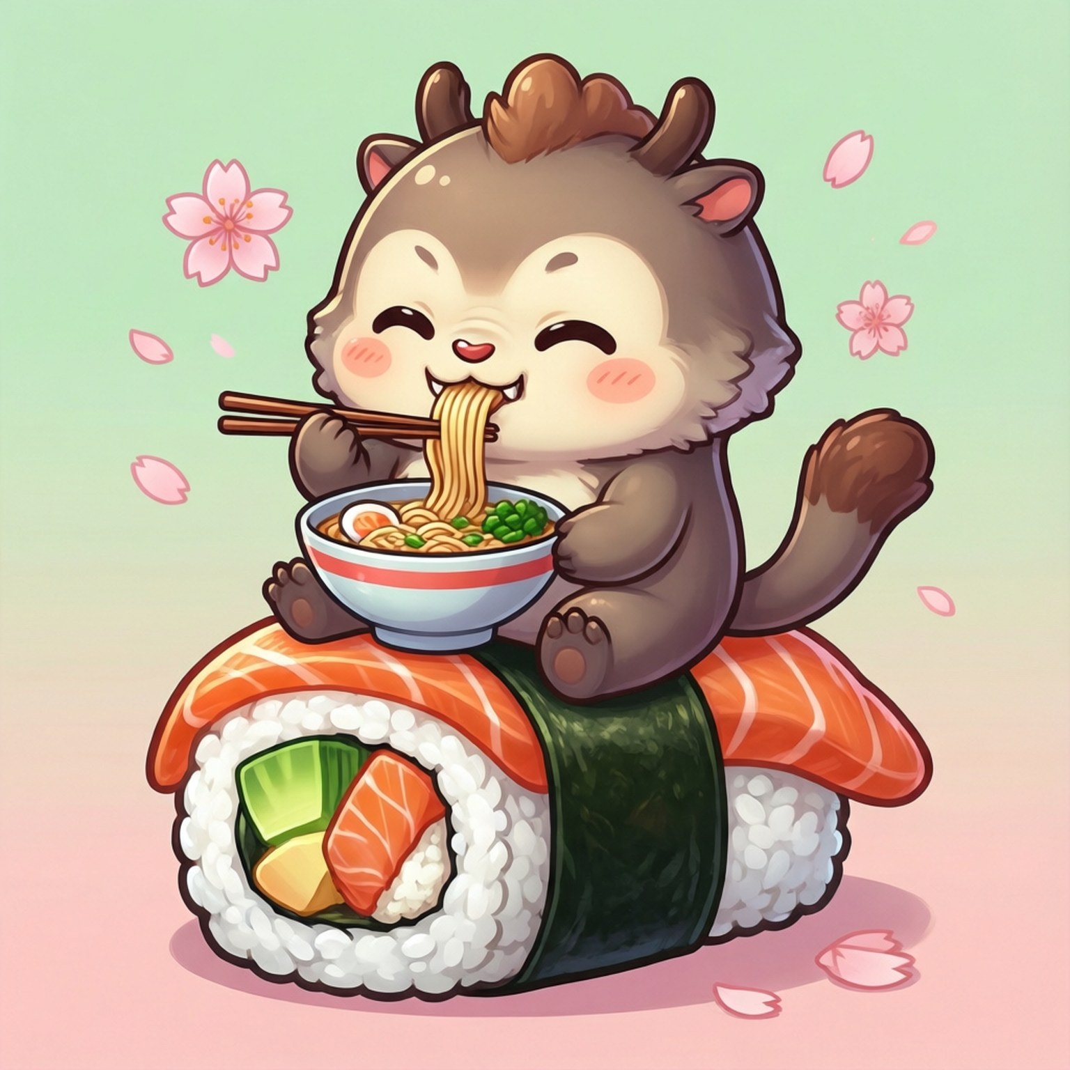 Sushi Break by Wallpapers.art Studio