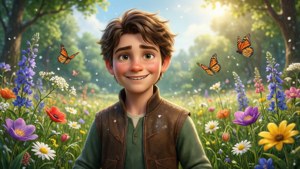 Sven in Spring Meadow