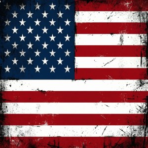 SVG Grunge Flag Square