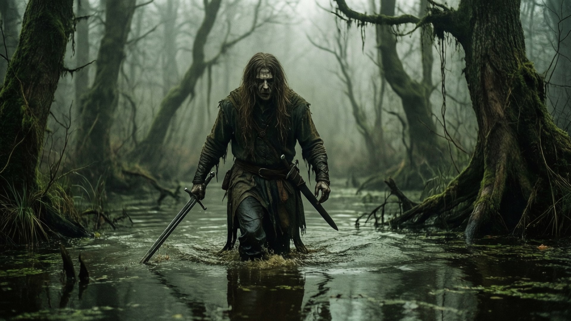 Swamp of Shadows by Wallpapers.art Studio