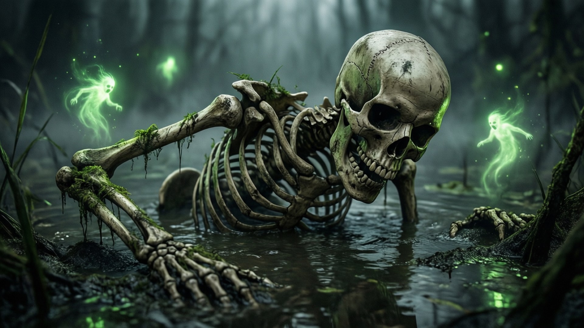 Swamp of the Dead by Wallpapers.art Studio