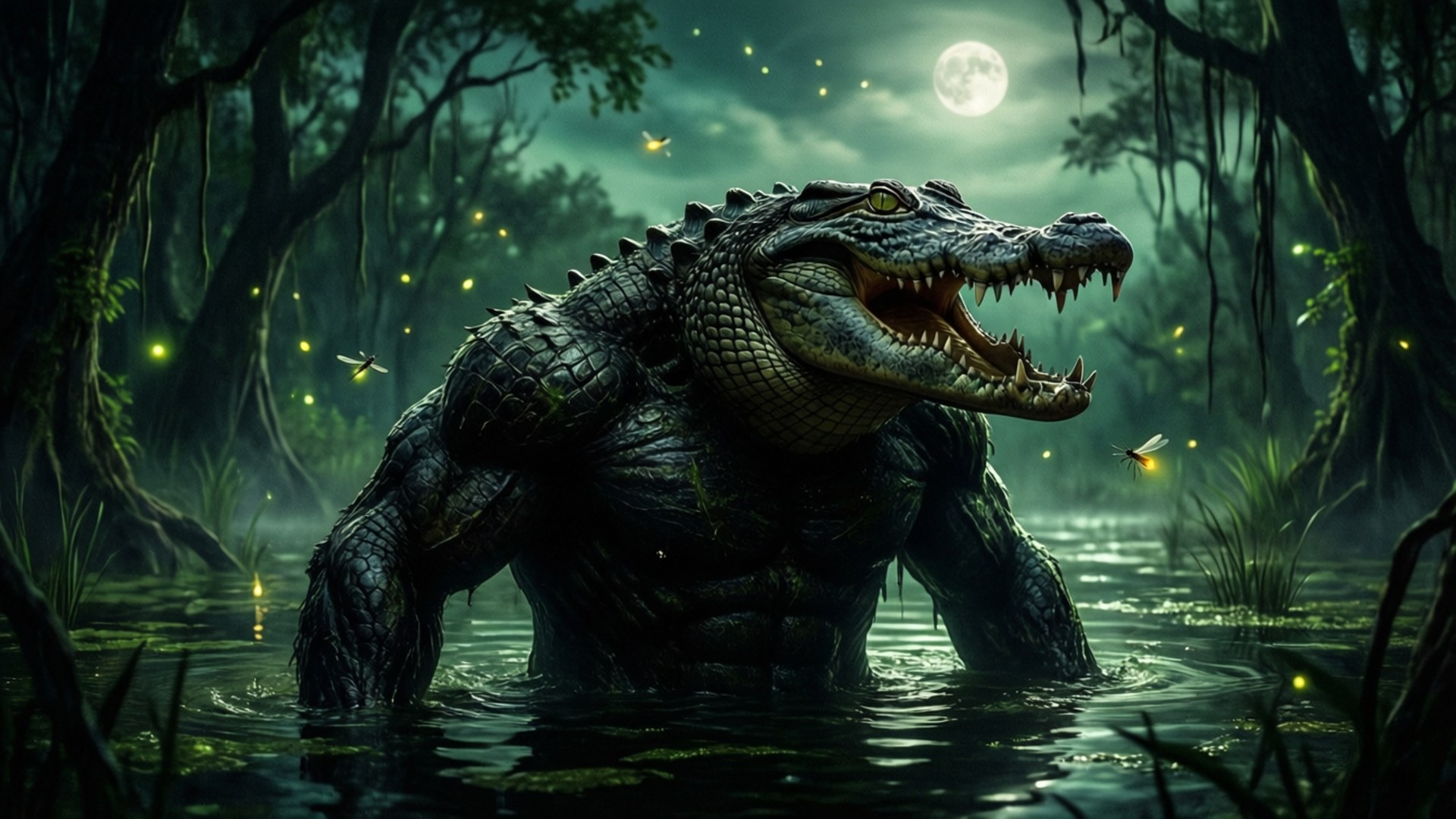Swamp Stalker by Wallpapers.art Studio