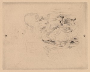 Swan and Duck, with portraits of Julie (Cygne et canard, avec portraits de Julie, or Cygne et canard, essai)