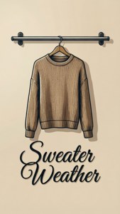 Sweater Weather Typography