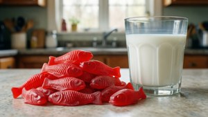 Swedish Fish and Milk