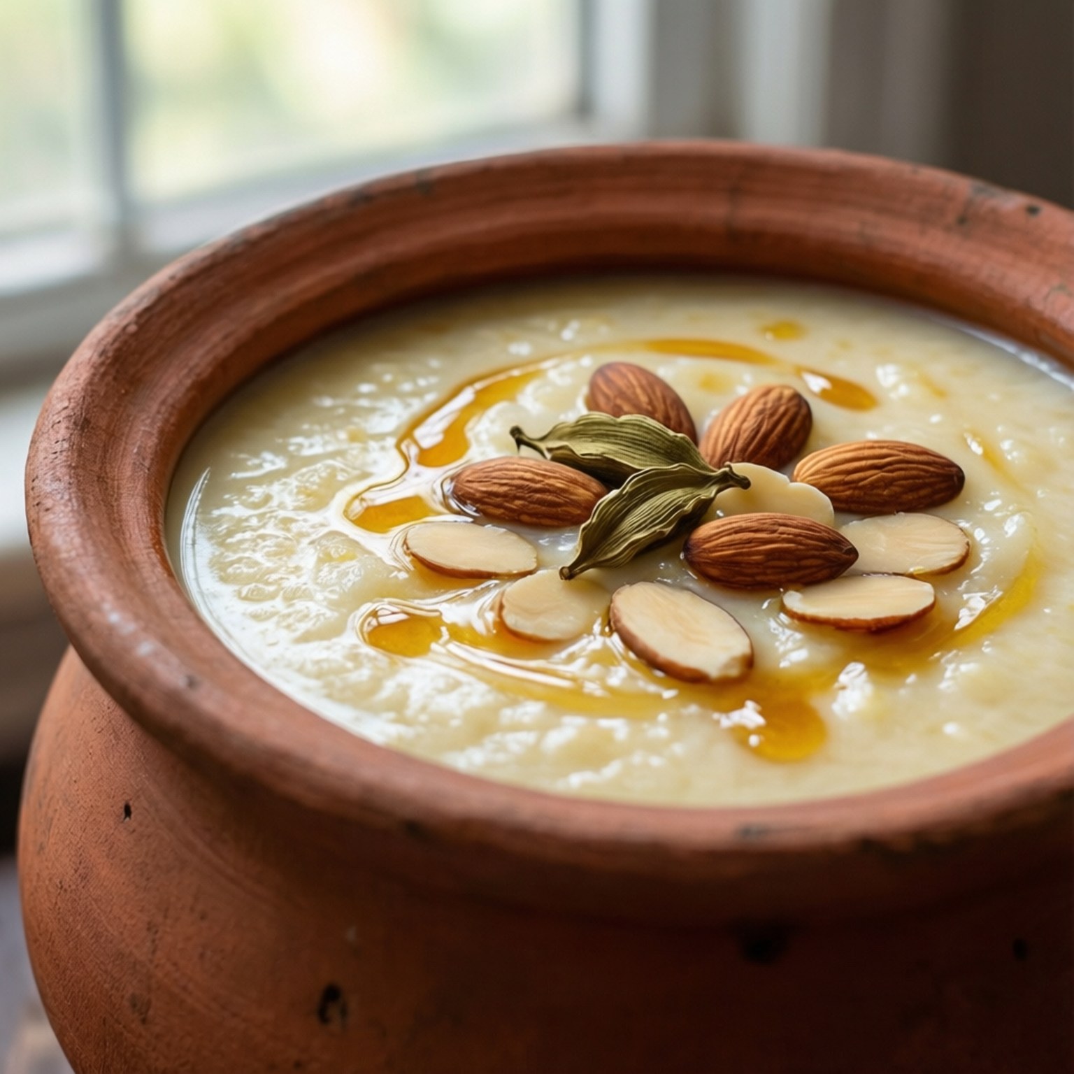 Sweet Payasam in Clay Pot by Wallpapers.art Studio