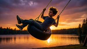 Swing at Sunset