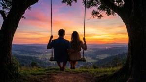 Swing at Sunset