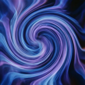 Swirl Burn Blue Purple