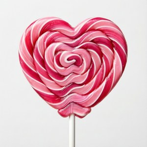 Swirl Heart Lollipop