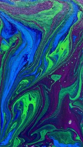 Swirling Color Abstract