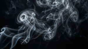 Swirling Dark Smoke