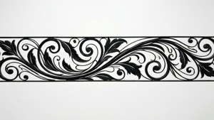 Swirling Leaf Divider