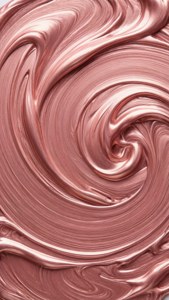 Swirling Rose Gold Paint