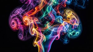 Swirling Smoke Art