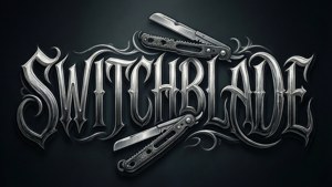 Switchblade Typography Gothic