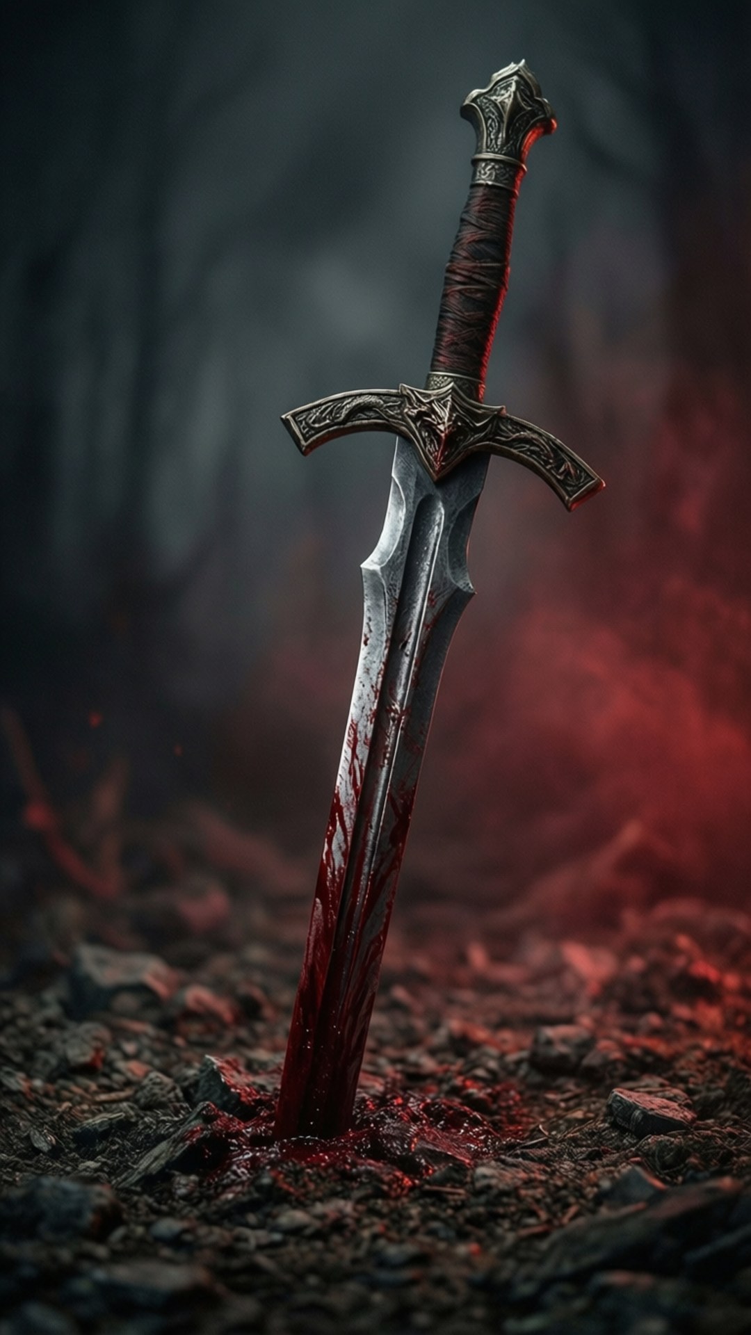 Sword in the Ground by Wallpapers.art Studio