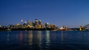 Sydney Skyline Evening