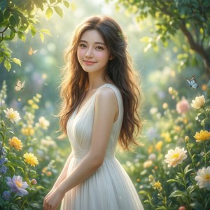 Sylphiette in Garden