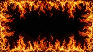 Symmetrical Blazing Fire