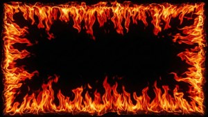 Symmetrical Crimson Blaze