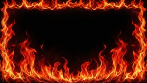 Symmetrical Crimson Blaze