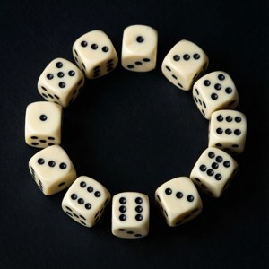 Symmetrical Dice Circle