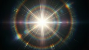 Symmetrical Star Burst Flare