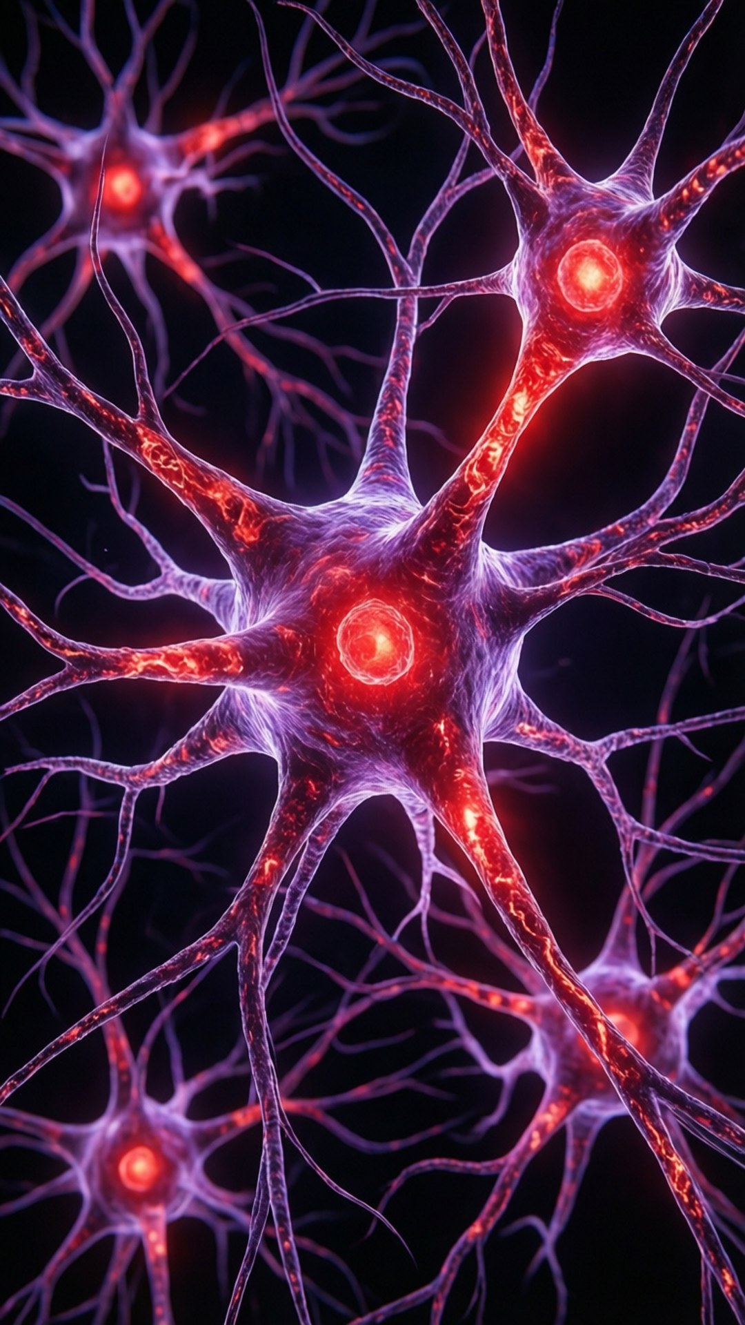 Synaptic Fire by Wallpapers.art Studio
