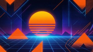 Synthwave Astros