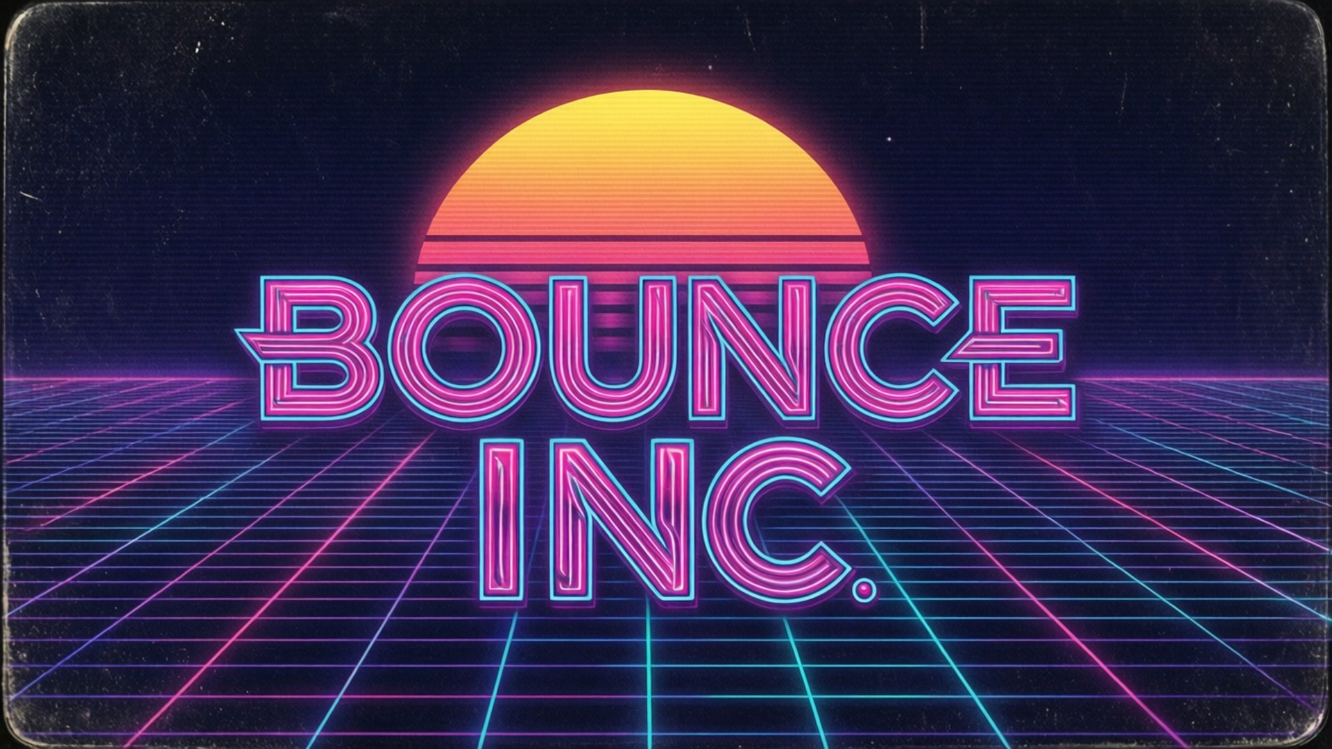 Synthwave Bounce Retro by Wallpapers.art Studio