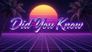 Synthwave Did You Know