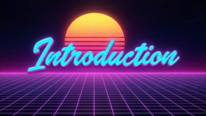 Synthwave Introduction Retro