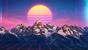Synthwave Mountains