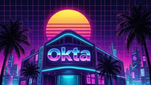 Synthwave Okta Sign