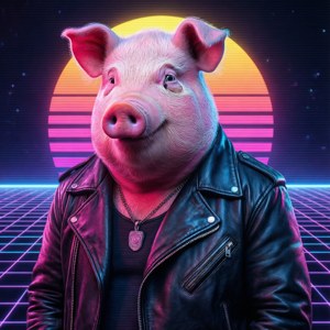 Synthwave Porky