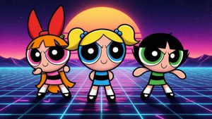 Synthwave Powerpuff Vibes