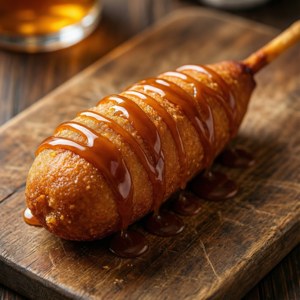 Syrup Corn Dog