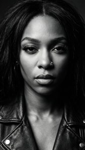 SZA Monochrome Portrait